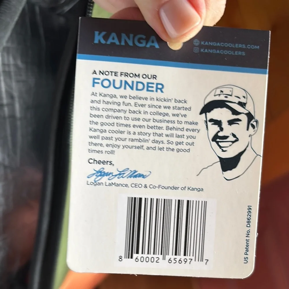 Green & Brown Kanga KASE MATE 24 pack cooler